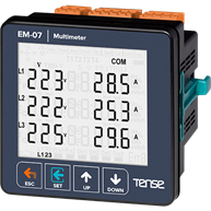 TENSE EM-07 Multimetre 3.7" LCD  Korumalı
