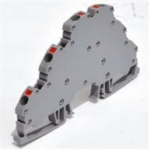 OPK Serisi 2.5mm2 Üç Katlı Yay Baskılı Ray Klemens