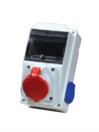 1 Adet IP44 4x32A CEE Ön+2 Adet 1x16A Yan Sigortalı  Kombinasyon Kutusu(135x250x120mm) IP67