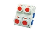 2 Adet IP67 4x32A CEE Ön+2 Adet IP67 4x16A CEE Ön+4 Adet 1x16A Yan Sigortasız  Kombinasyon Kutusu(210x280x100mm) IP67