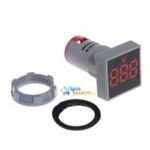 22mm Kare Voltmetre AC - 20 - 500V Weiller Marka - Görsel 3