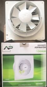 Adal 150'lik 22 Cm Banyo Ve Tuvalet Aspiratör Havalandırma Fanı - Görsel 3